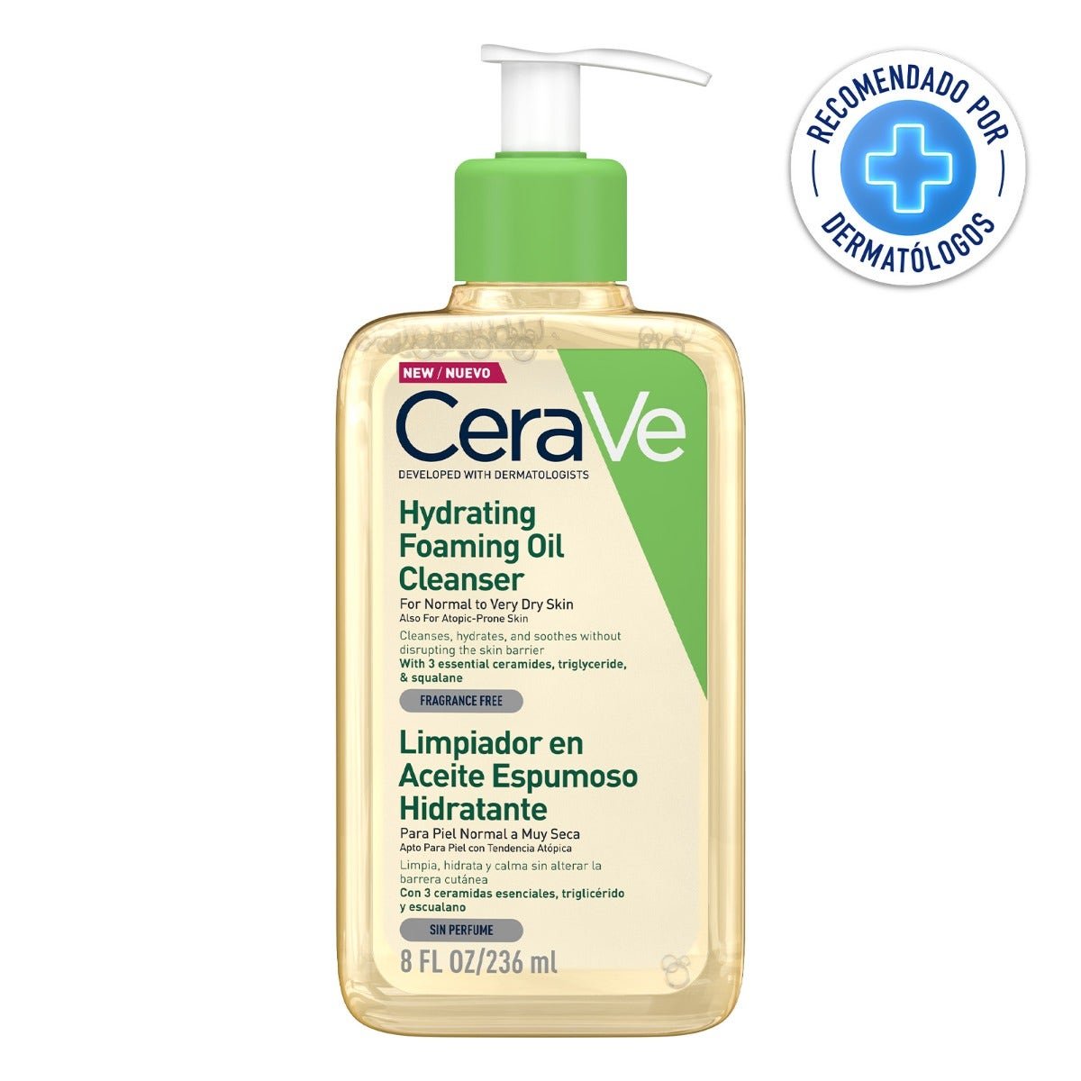 Cerave Cleanser in Oil Ducha Normal Skin a Dry 236 ml | CMC Pharmacy Cabo Delivery in Cabo Cerave Cleanser in Oil Ducha Normal Skin a Dry 236 ml