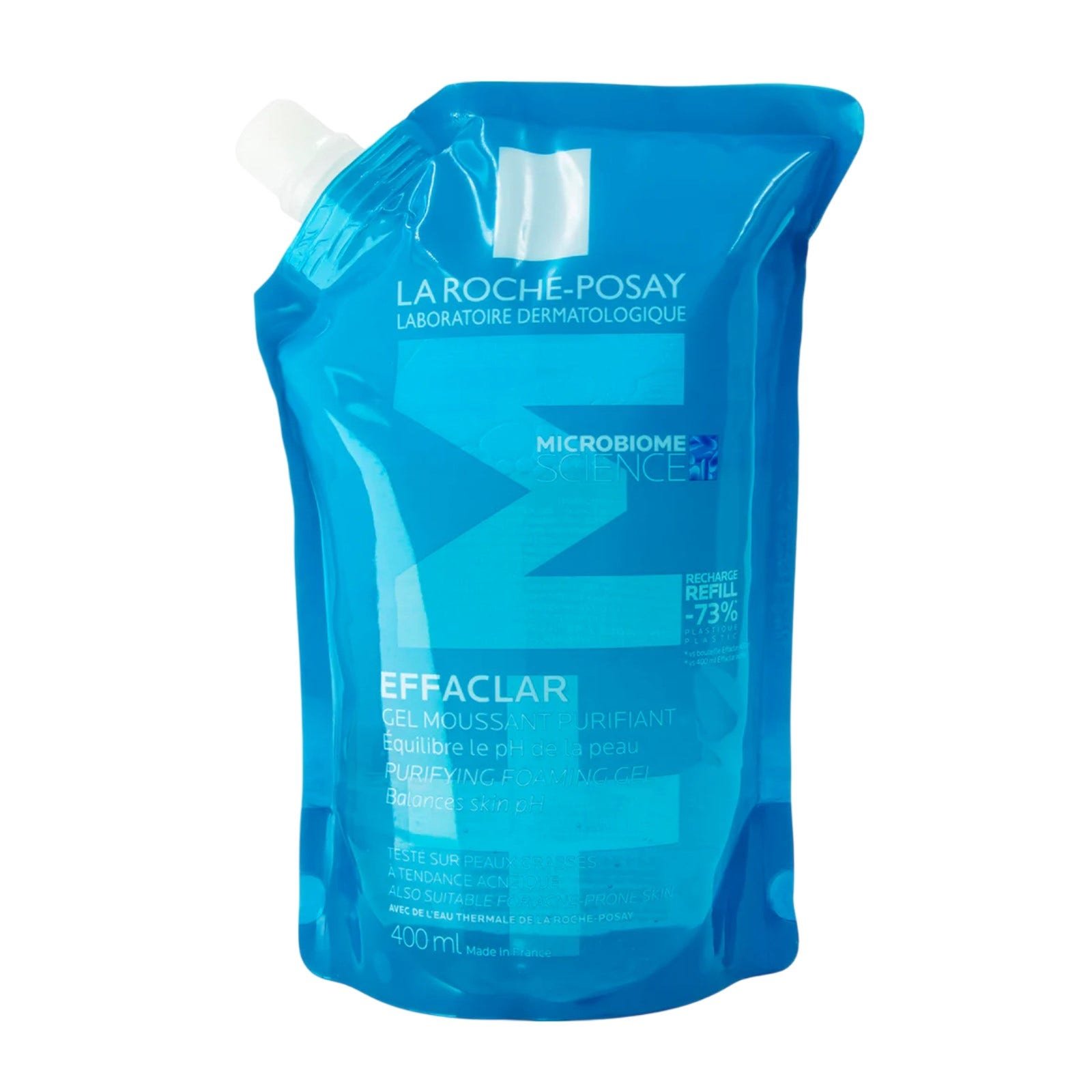 La Roche Posay Effaclar Gel Purificante +M Refill 400 ml | CMC Pharmacy Cabo Delivery in Cabo La Roche Posay Effaclar Gel Purificante +M Refill 400 ml