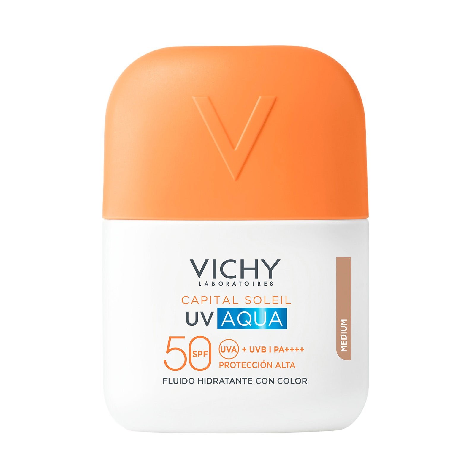 Vichy Uv Aqua Sun Sunscreen Shade Medium Fps50 | CMC Pharmacy Cabo Delivery in Cabo Vichy Uv Aqua Sun Sunscreen Shade Medium Fps50