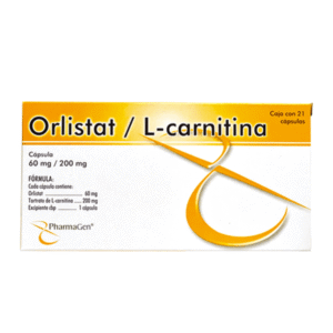 ORLISTAT / L CARNITINE 60/200MG 21 CAPSULES