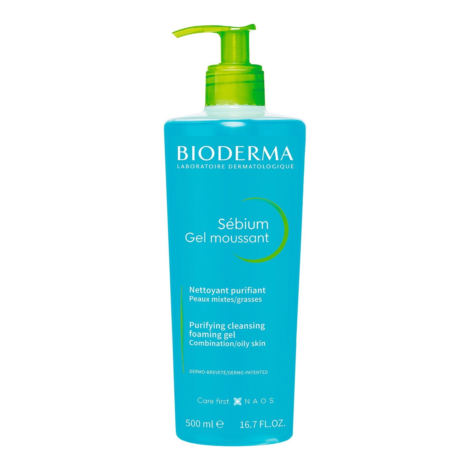 Bioderma Sébium Gel Moussant Dermo-Cleanser Anti Blemishes 500 ml | CMC Pharmacy Cabo Delivery in Cabo Bioderma Sébium Gel Moussant Dermo-Cleanser Anti Blemishes 500 ml