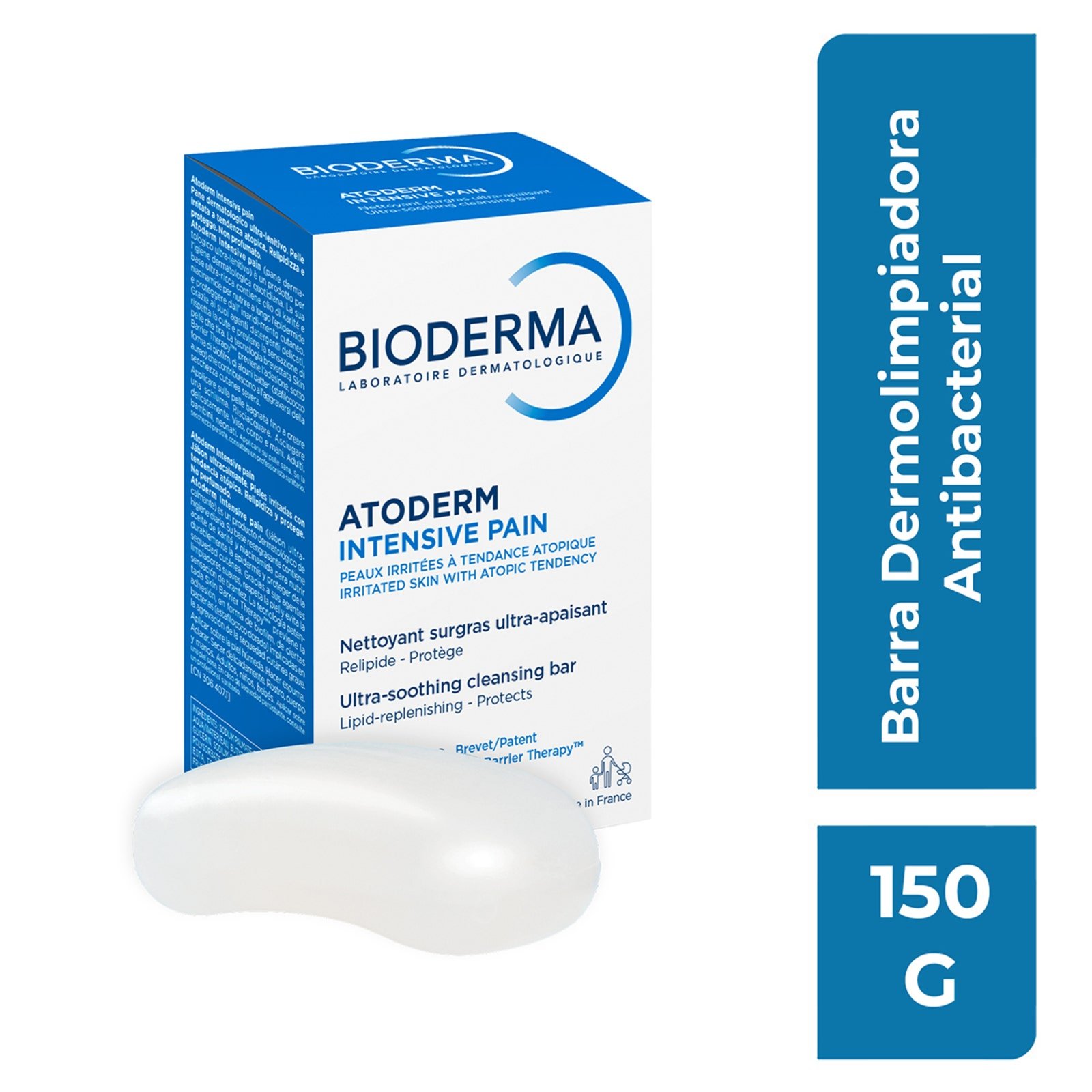 Bioderma Atoderma Barra 150 g | CMC Pharmacy Cabo Delivery in Cabo Bioderma Atoderma Barra 150 g