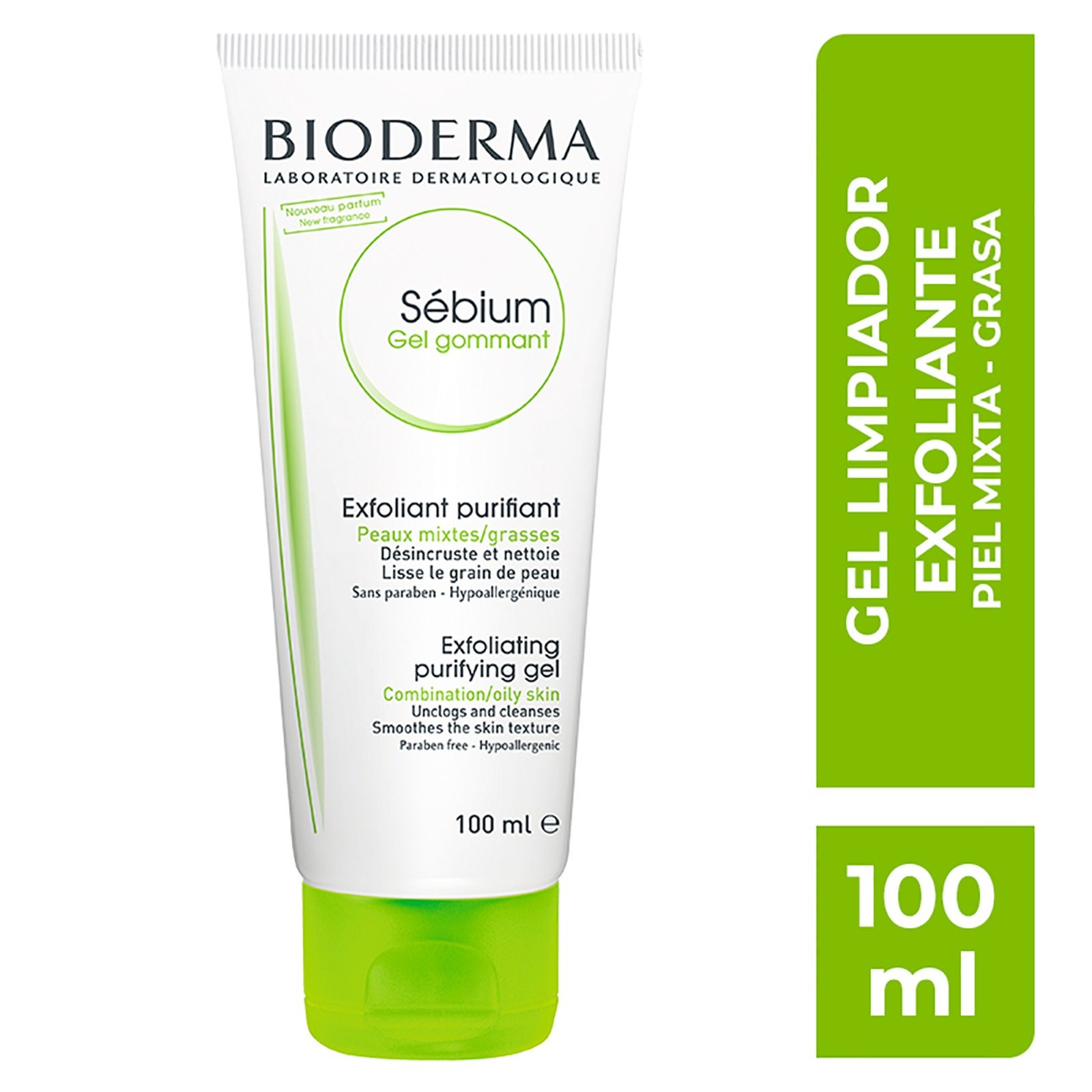 Bioderma Sébium Gel Gommant 100 ml | CMC Pharmacy Cabo Delivery in Cabo Bioderma Sébium Gel Gommant 100 ml