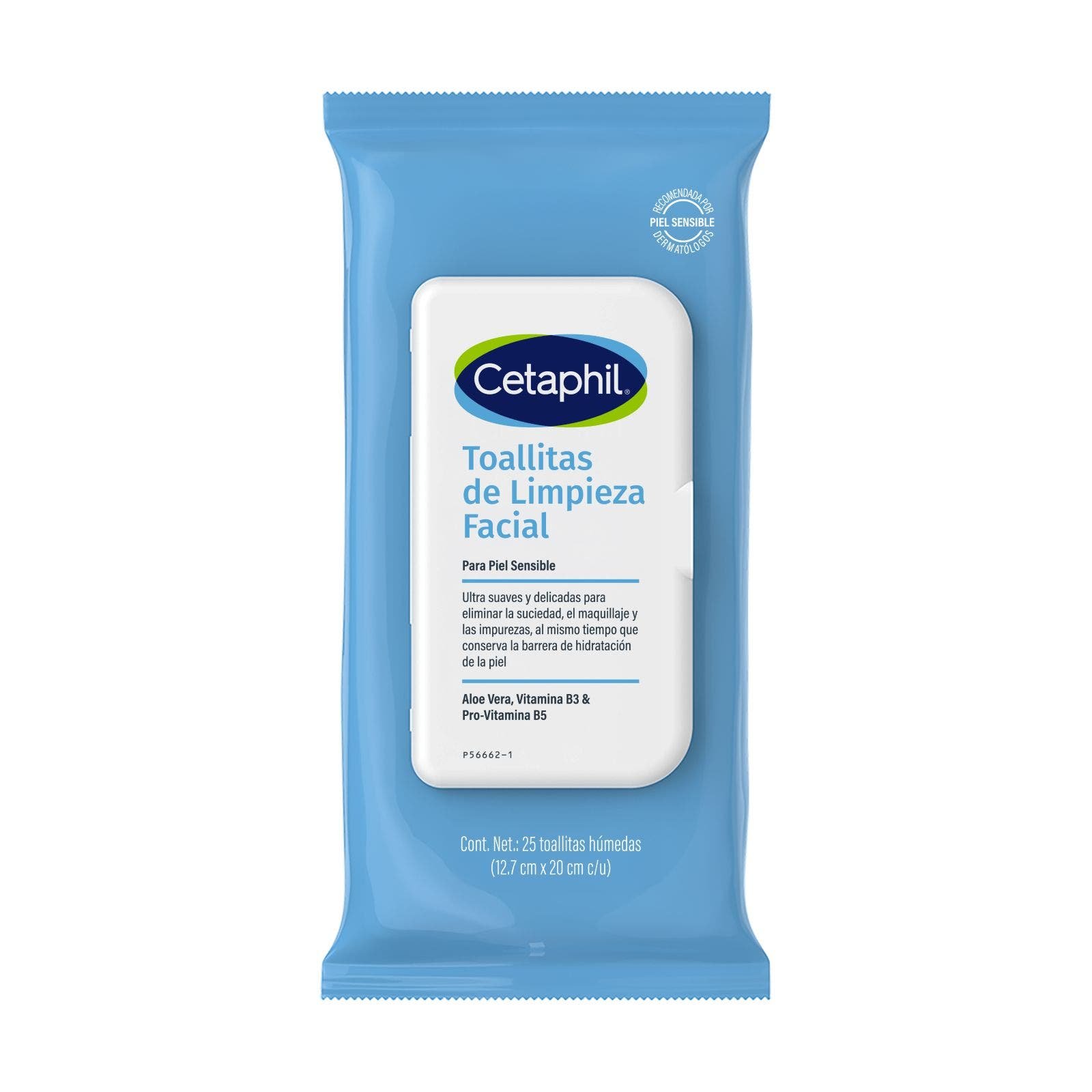 Cetaphil Wipes Cleansing Facial 25 Wipes | CMC Pharmacy Cabo Delivery in Cabo Cetaphil Wipes Cleansing Facial 25 Wipes
