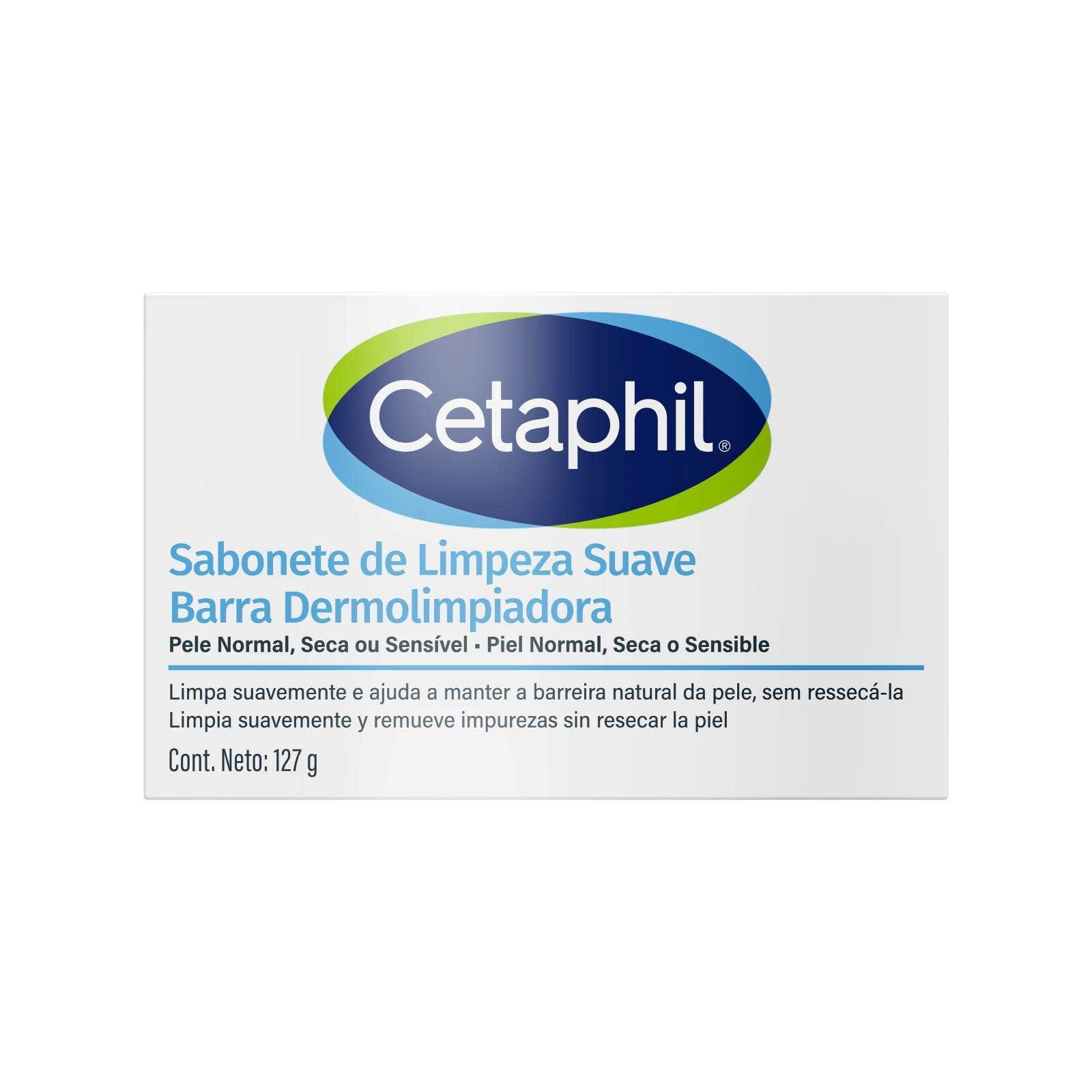 Cetaphil Barra Dermolimpiadora Cleansing Soft 127 g | CMC Pharmacy Cabo Delivery in Cabo Cetaphil Barra Dermolimpiadora Cleansing Soft 127 g