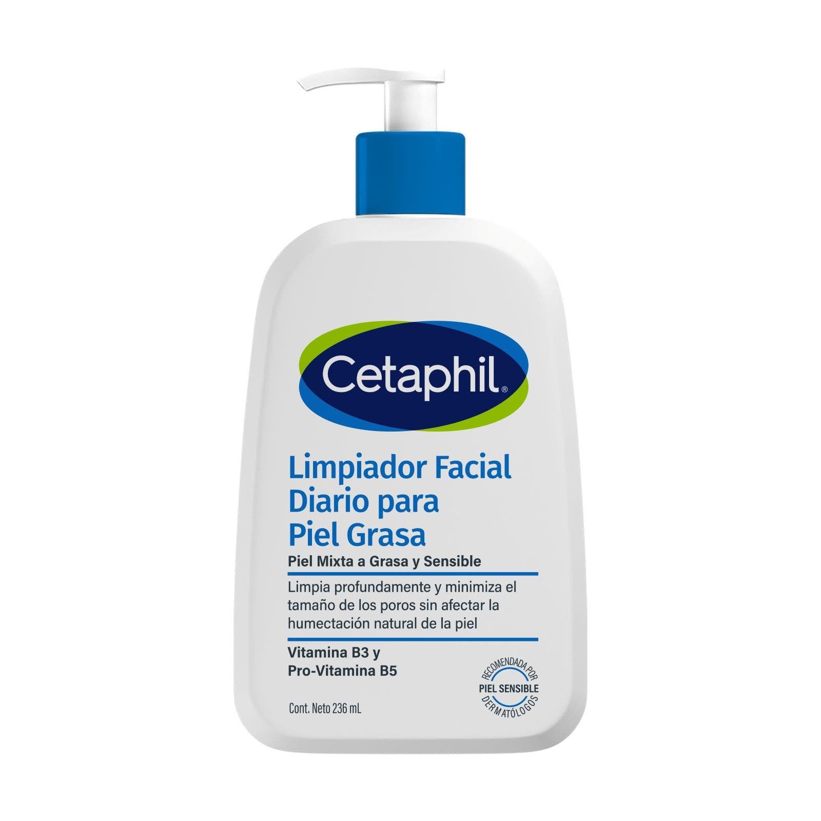 Cetaphil Cleanser Facial Diario for Oily Skin 237 ml | CMC Pharmacy Cabo Delivery in Cabo Cetaphil Cleanser Facial Diario for Oily Skin 237 ml