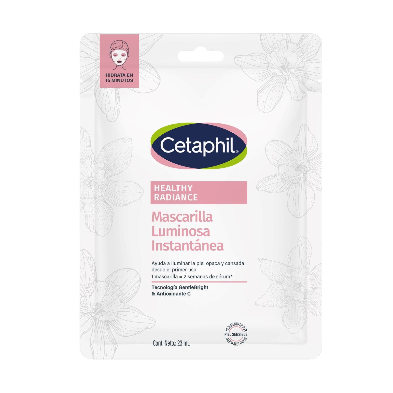 CETAPHIL Healthy Radiance Mask Luminosa Instantánea 100% biodegradable 6 Pieces | CMC Pharmacy Cabo Delivery in Cabo CETAPHIL Healthy Radiance Mask Luminosa Instantánea 100% biodegradable 6 Pieces