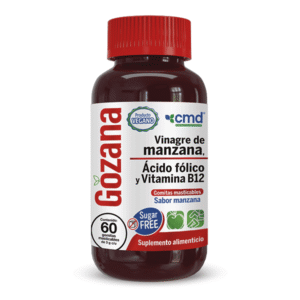 SUGAR-FREE GUMMIES WITH APPLE CIDER VINEGAR / FOLIC ACID / VIT B1 2 PIECES 60 GUMMIES