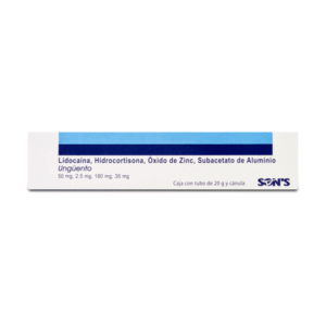 Hydrocortisone / Lidocaine / Aluminum / Zinc Oxide Ointment 20g 1 Piece