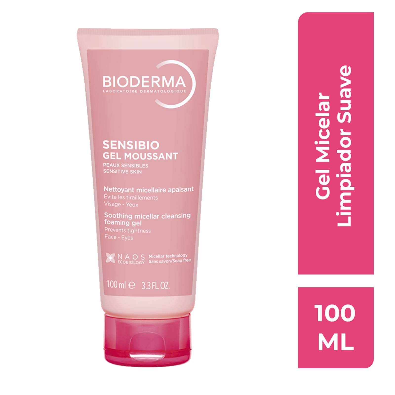 Bioderma Sensibio gel Moussant Dermo-Cleanser with Rinse 100 ml | CMC Pharmacy Cabo Delivery in Cabo Bioderma Sensibio gel Moussant Dermo-Cleanser with Rinse 100 ml