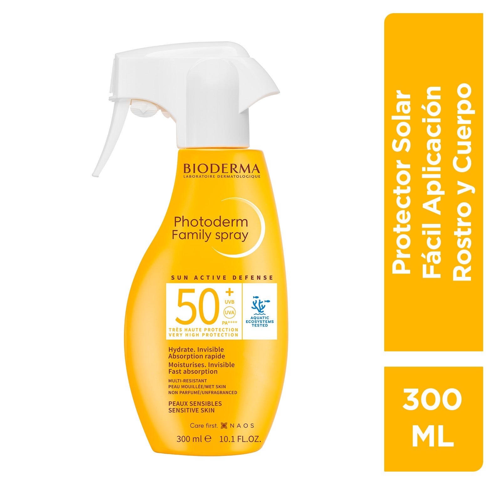 Bioderma Photoderm Family Spray SPF 50+ Sunscreen Body 300 ml | CMC Pharmacy Cabo Delivery in Cabo Bioderma Photoderm Family Spray SPF 50+ Sunscreen Body 300 ml