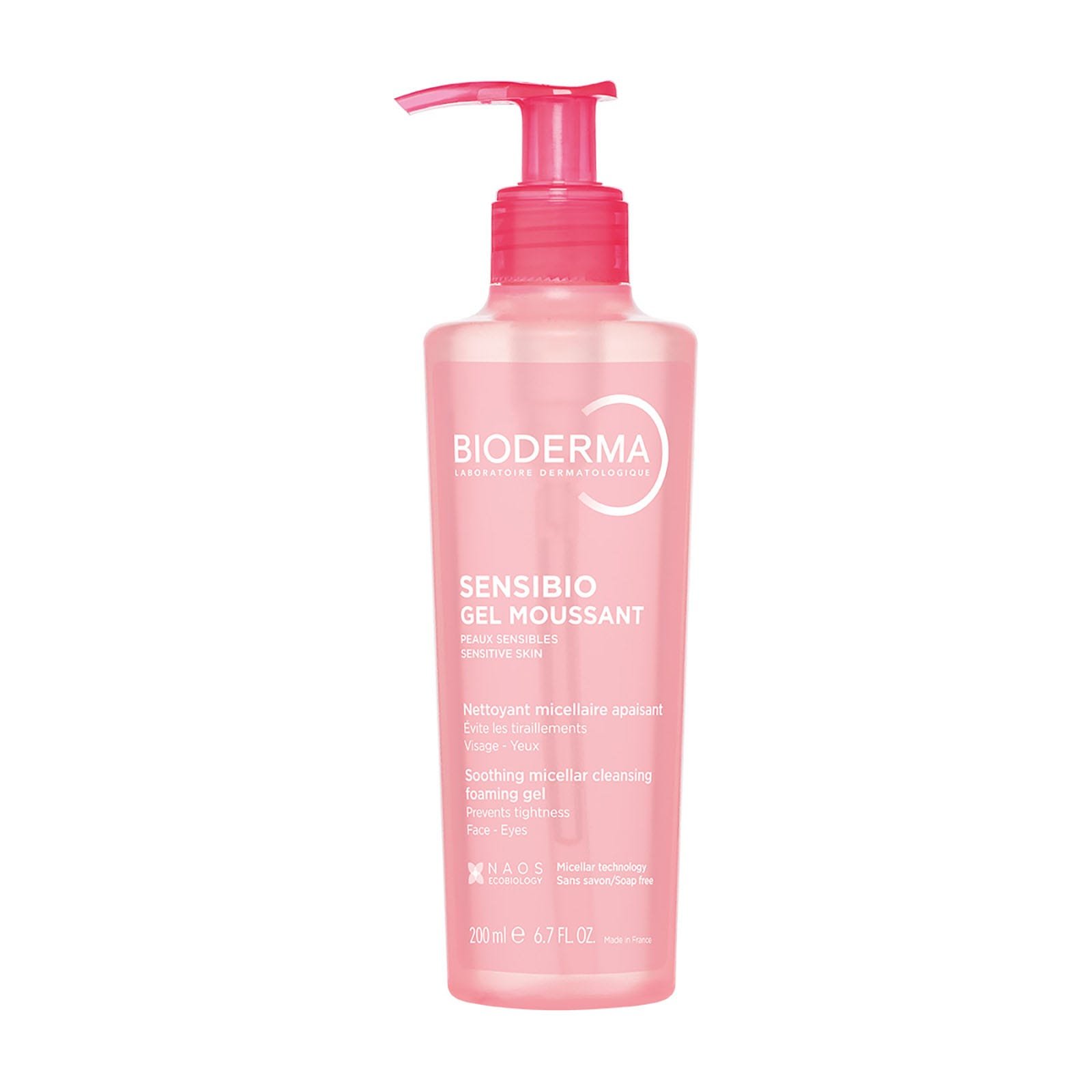 Bioderma Sensibio Gel Moussant Dermo-Cleanser for Sensitive Skin 200 ml | CMC Pharmacy Cabo Delivery in Cabo Bioderma Sensibio Gel Moussant Dermo-Cleanser for Sensitive Skin 200 ml