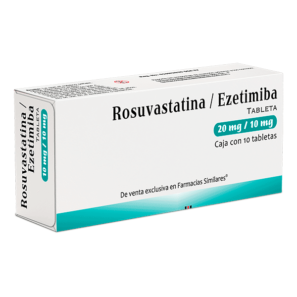 ROSUVASTATIN / EZETIMIBA 20MG/10MG 10 TABLETS | CMC Pharmacy Cabo Delivery in Cabo ROSUVASTATIN / EZETIMIBA 20MG/10MG 10 TABLETS
