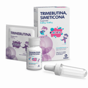 TRIMEBUTINE/SIMETICONE 0.600/0.600 GR SUSPENSION 26 ML