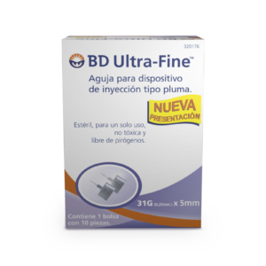 Needles Desechables BD Ultra-Fine 31 g X 5 mm with 10 pcs
