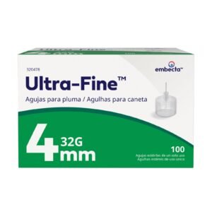 Ultra-Fine™ Aguja 4mm 32G 5B 100 Pieces