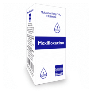 MOXIFLOXACIN 5MG/ML SOLUTION DROPS 5ML