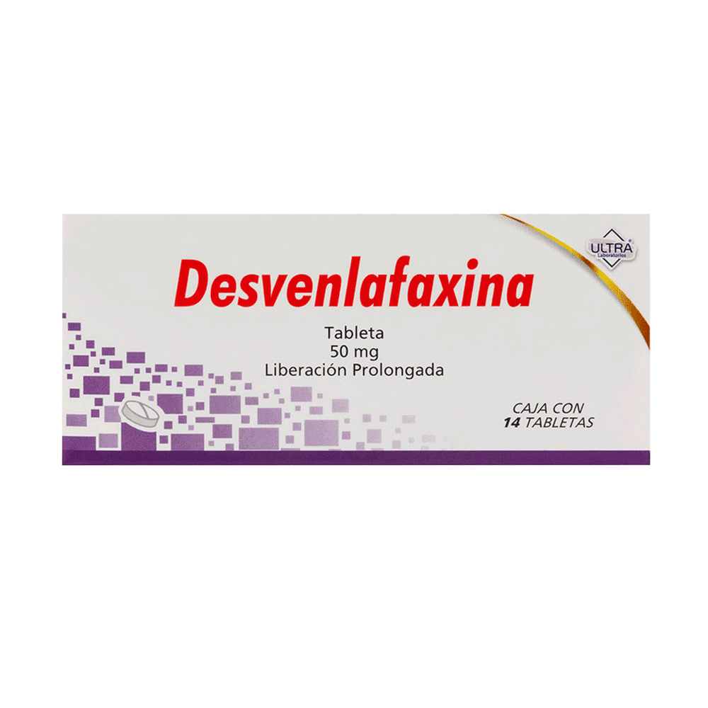 Desvenlaxafine 50mg 14 Extended-Release Tablets (Generic) | CMC Pharmacy Cabo Delivery in Cabo Desvenlaxafine 50mg 14 Extended-Release Tablets (Generic)