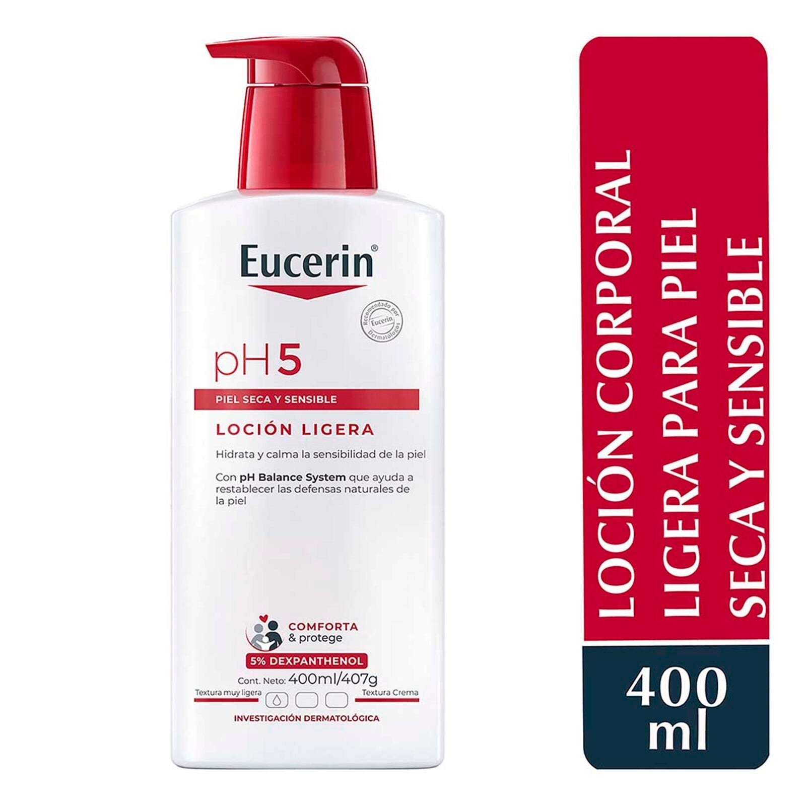 Eucerin Lotion Lightweight pH 5 400 ml | CMC Pharmacy Cabo Delivery in Cabo Eucerin Lotion Lightweight pH 5 400 ml