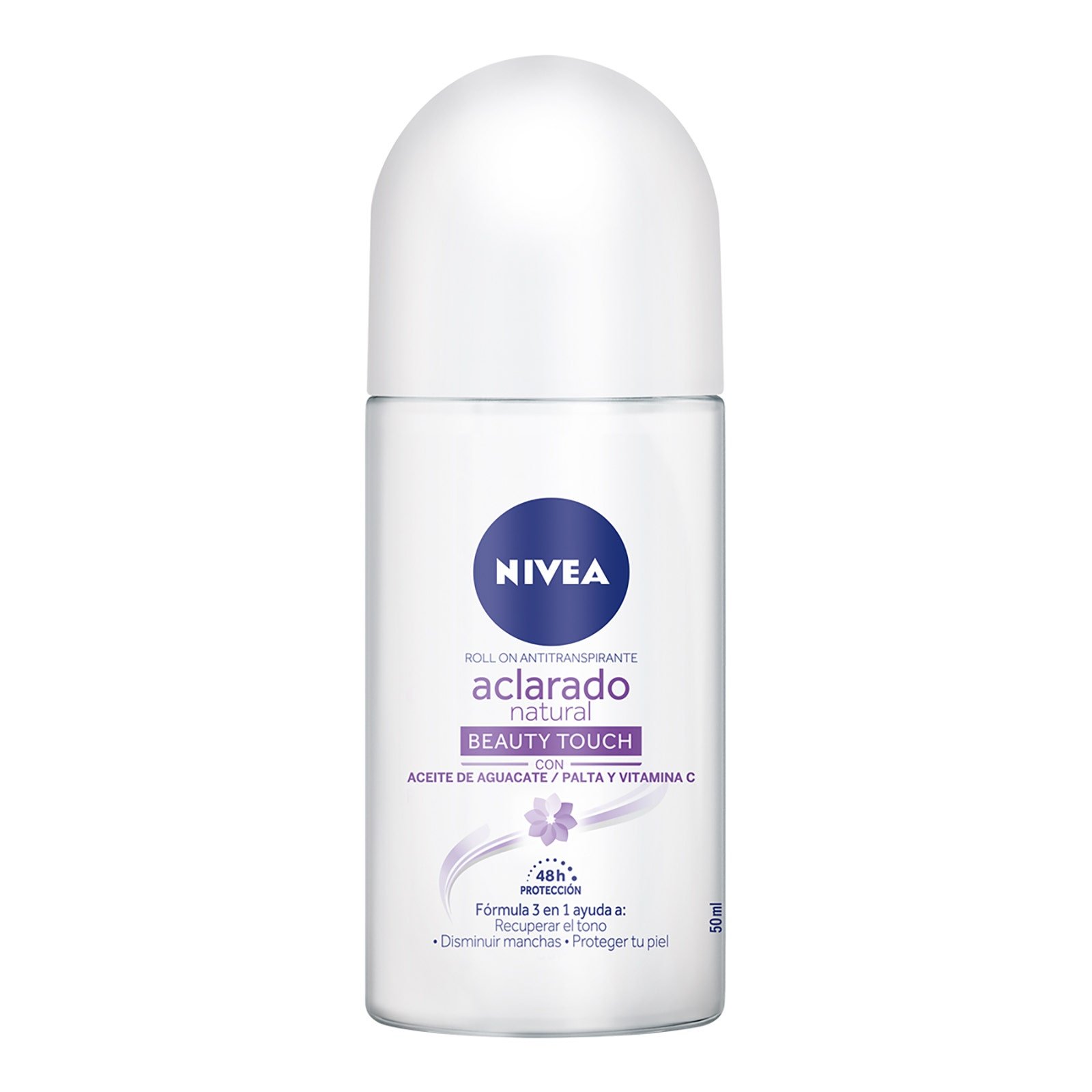 Deodorant Nivea Aclarado Natural Beauty Touch 50 ml Roll On | CMC Pharmacy Cabo Delivery in Cabo Deodorant Nivea Aclarado Natural Beauty Touch 50 ml Roll On