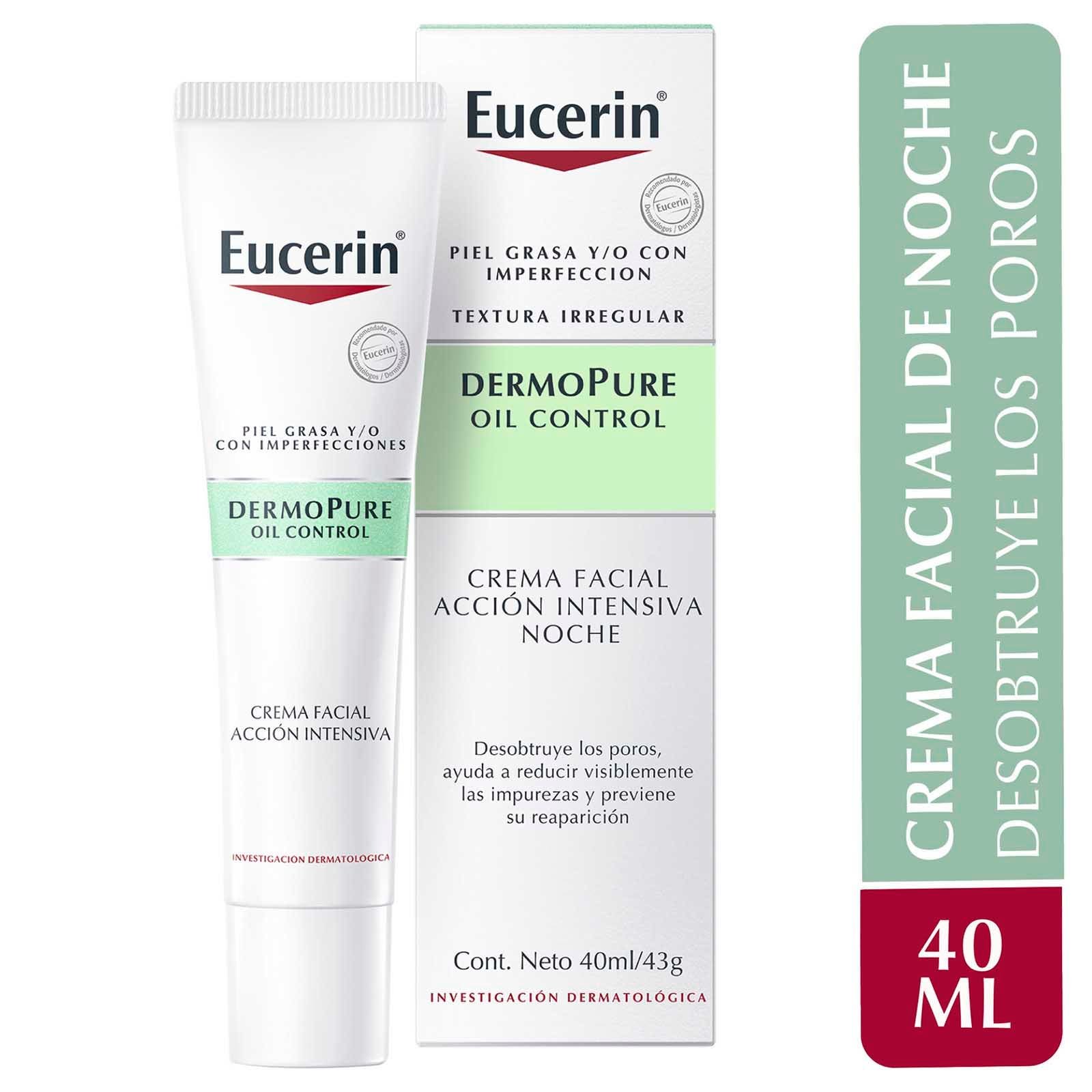 Eucerine Dermopure Cream Facial Night 40 ml | CMC Pharmacy Cabo Delivery in Cabo Eucerine Dermopure Cream Facial Night 40 ml