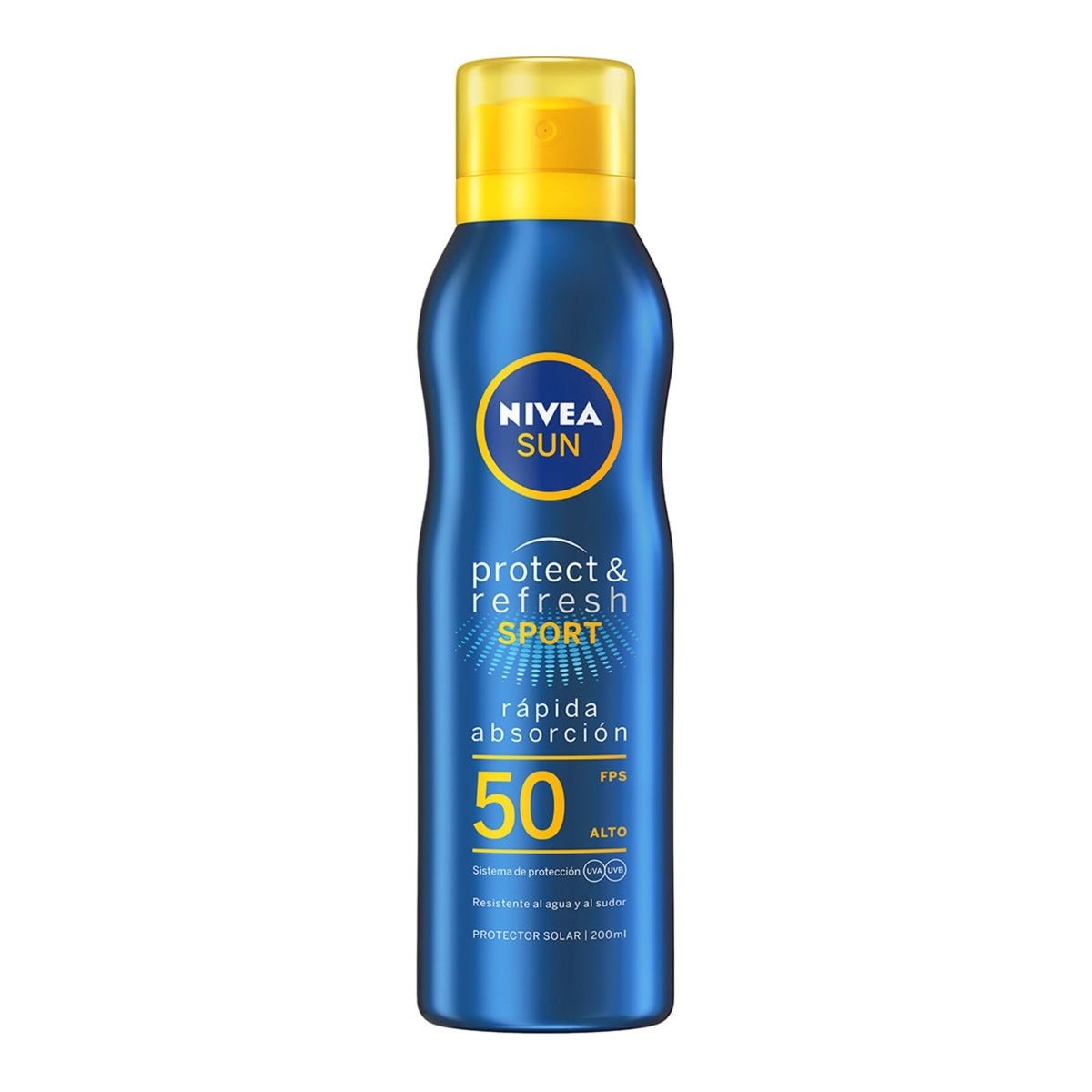 NIVEA SUN Sunscreen Body Protect & Refresh (200 ml), Sunscreen Refreshing in Spray with SPF 50+, Sun Lotion No Grasosa for Todo Type Skin | CMC Pharmacy Cabo Delivery in Cabo NIVEA SUN Sunscreen Body Protect & Refresh (200 ml), Sunscreen Refreshing in Spray with SPF 50+, Sun Lotion No Grasosa for Todo Type Skin