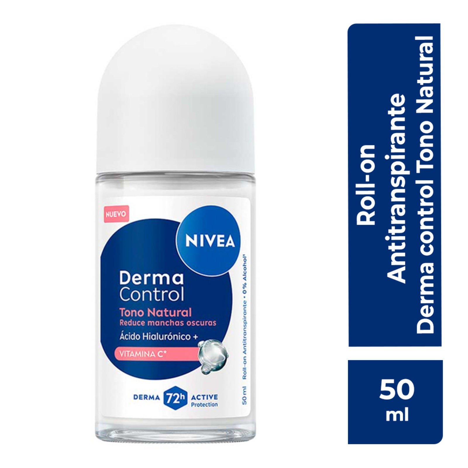 Nivea Deodorant for Women Shade Natural Derma Control Roll On 50 ml | CMC Pharmacy Cabo Delivery in Cabo Nivea Deodorant for Women Shade Natural Derma Control Roll On 50 ml