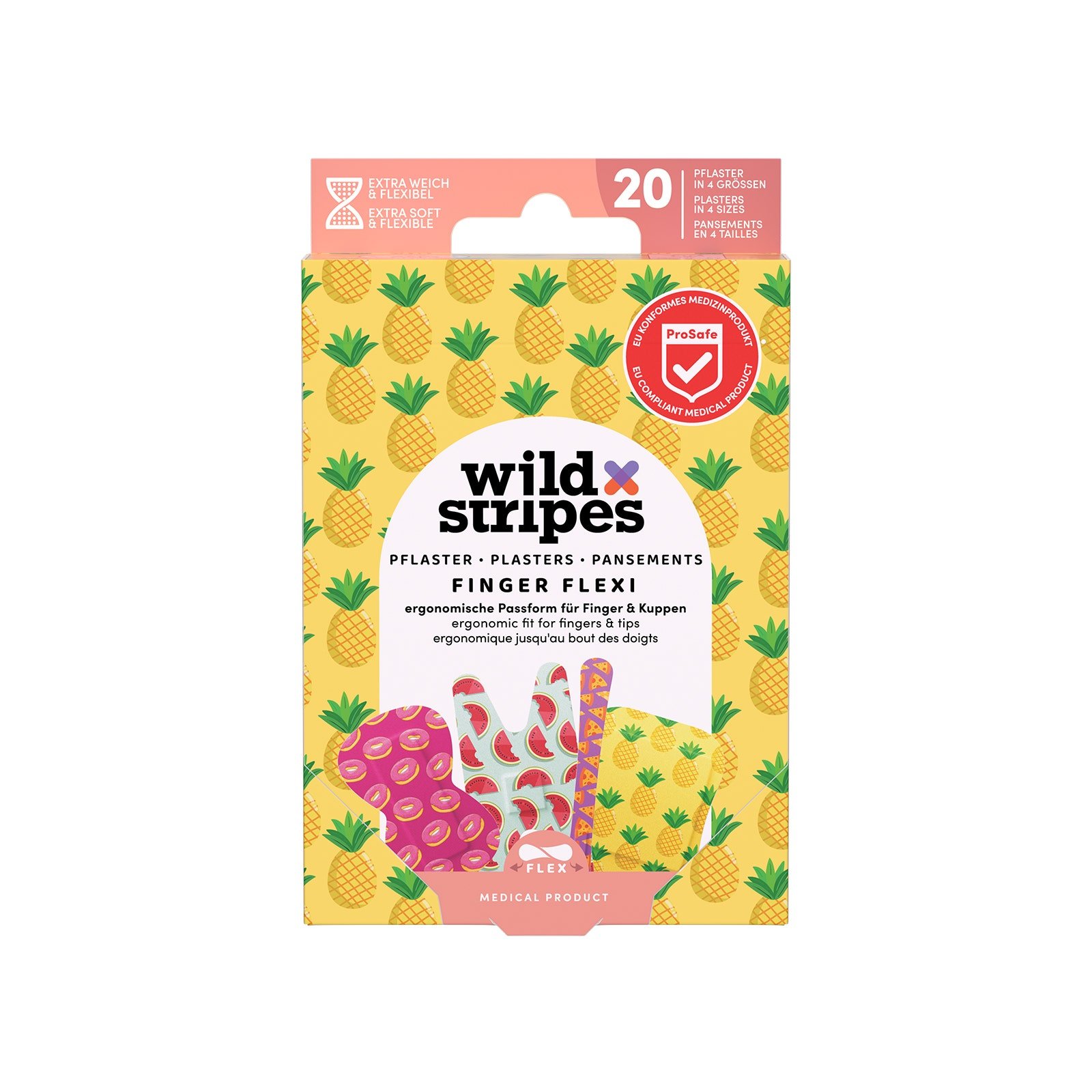 WILD STRIPES Curitas Finger Flexi Food | CMC Pharmacy Cabo Delivery in Cabo WILD STRIPES Curitas Finger Flexi Food