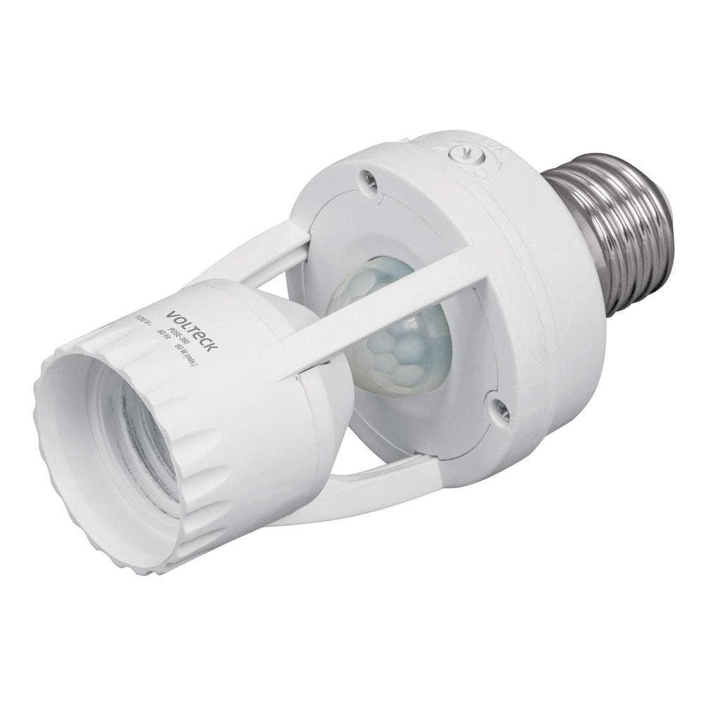 Portalámpara Volteck White with Sensor Motion | CMC Pharmacy Cabo Delivery in Cabo Portalámpara Volteck White with Sensor Motion