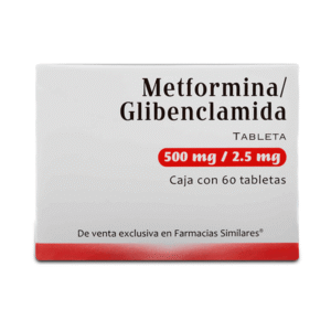 METFORMIN / GLIBENCLAMIDE 500/2.5MG 60 TABLETS