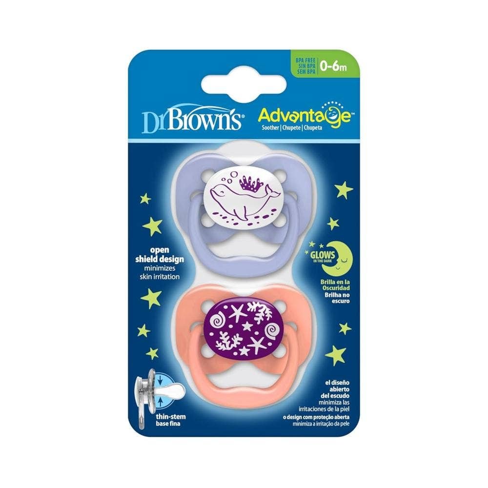 Pacifier advantage Overnight Girl Stage 1 2 pack | CMC Pharmacy Cabo Delivery in Cabo Pacifier advantage Overnight Girl Stage 1 2 pack
