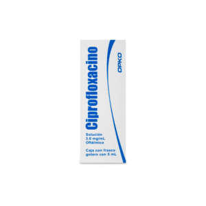 CIPROFLOXACIN OPHTHALMIC SOLUTION 5 ML 1 PIECE