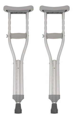 Crutches Ajustables Aluminum Kids Non-Slip Speedy Gray | CMC Pharmacy Cabo Delivery in Cabo Crutches Ajustables Aluminum Kids Non-Slip Speedy Gray