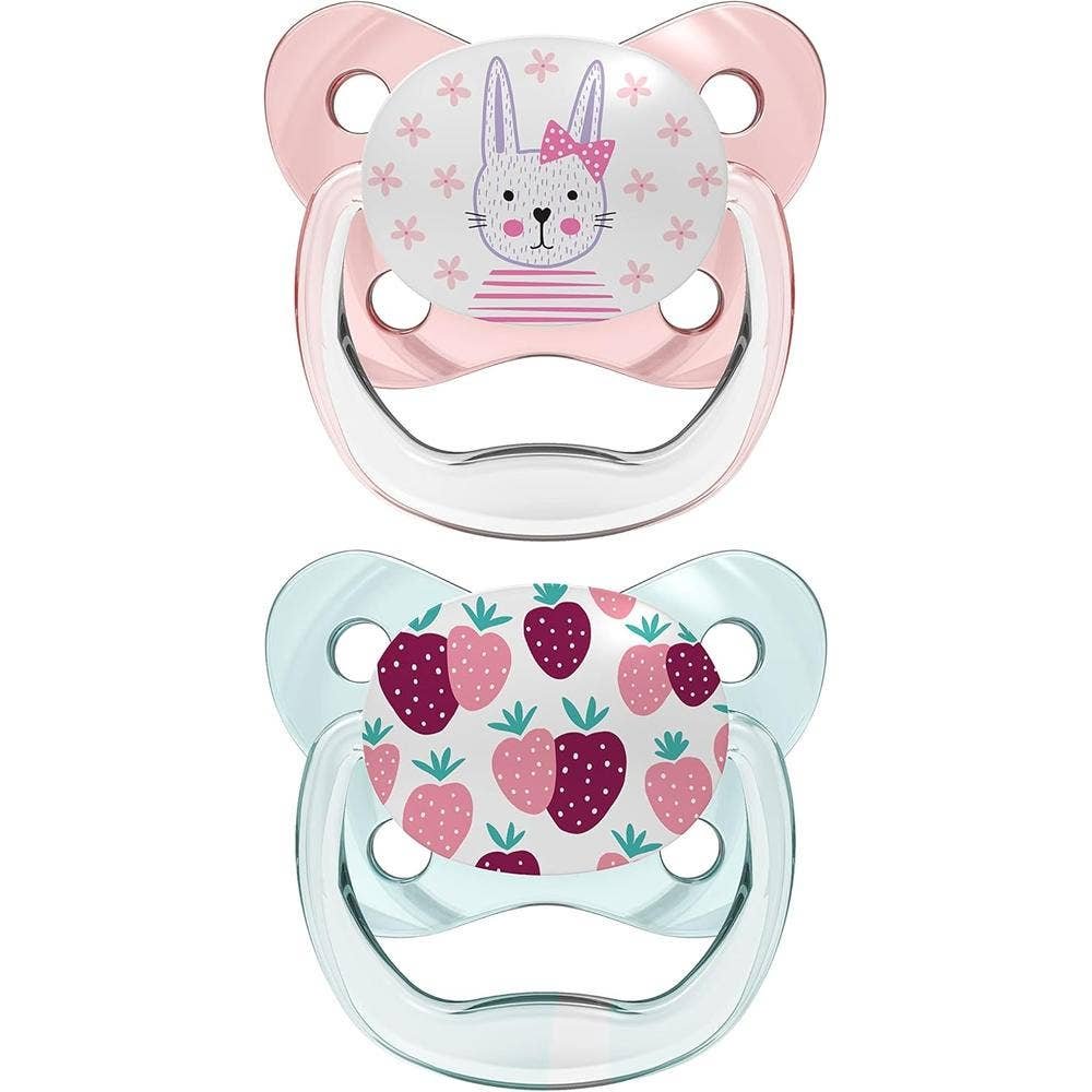 Pacifier prevent Girl Stage 1 2-pack | CMC Pharmacy Cabo Delivery in Cabo Pacifier prevent Girl Stage 1 2-pack