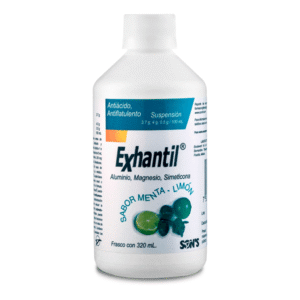 ALUMINUM 3.7 GR / MAGNESIUM 4 GR / SIMETHICONE 0.5 GR SUSPENSION 320 ML 1 PIECE