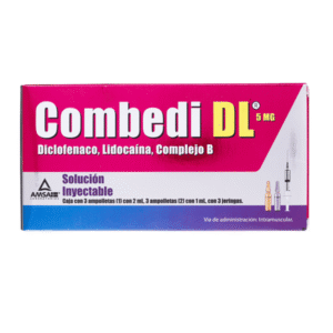 DICLOFENAC 75 MG / VITAMINS B12 5 MG / B6 100 MG / B1 100 MG INJECTABLE SOLUTION 6 AMPOULES
