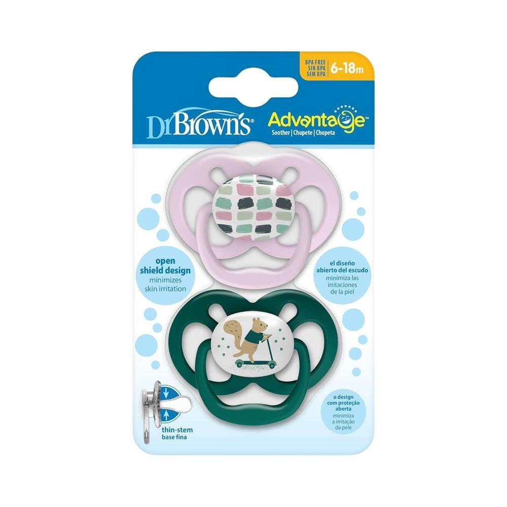 Pacifier advantage Girl Stage 2 2 pack | CMC Pharmacy Cabo Delivery in Cabo Pacifier advantage Girl Stage 2 2 pack