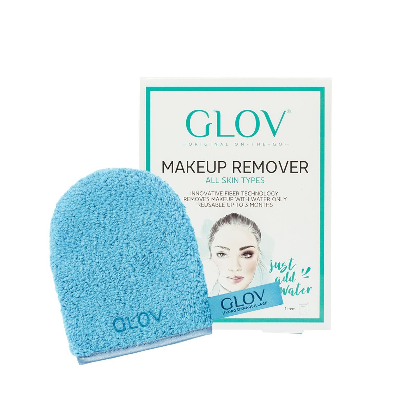 GLOV Glove Makeup Remover Color Blue On the Go Bouncy | CMC Pharmacy Cabo Delivery in Cabo GLOV Glove Makeup Remover Color Blue On the Go Bouncy