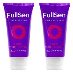 FullSen Kit Lubricantes Base Water, Lube Stimulating 55 g, 2 Units