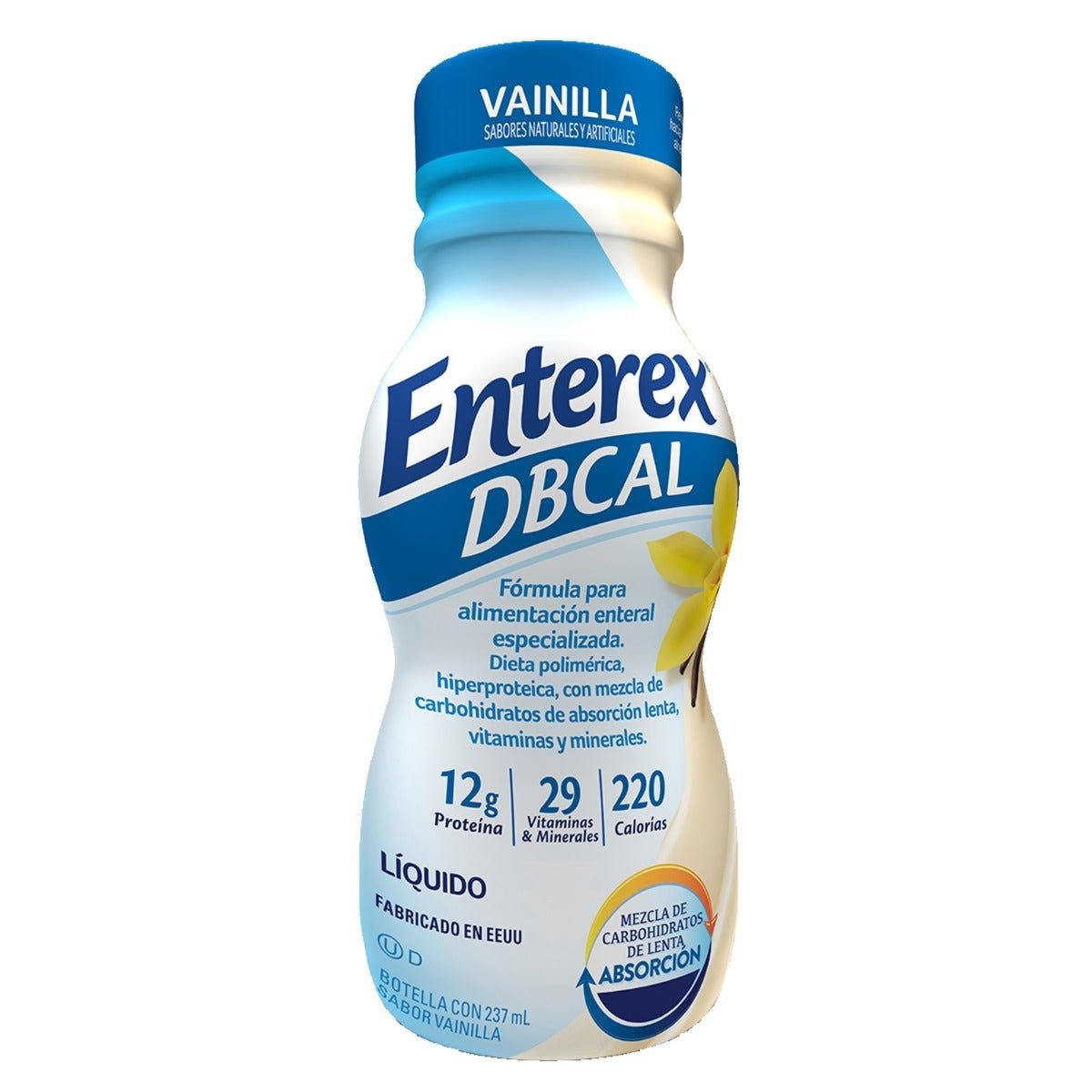 Enterex Dbcal Dietary Supplement Vanilla Flavor 237 ml | CMC Pharmacy Cabo Delivery in Cabo Enterex Dbcal Dietary Supplement Vanilla Flavor 237 ml