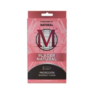 Condon M Natural Placer Natural 3 Condoms