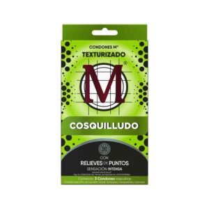 Condon M Texturizado Cosquilludo 3 Condoms