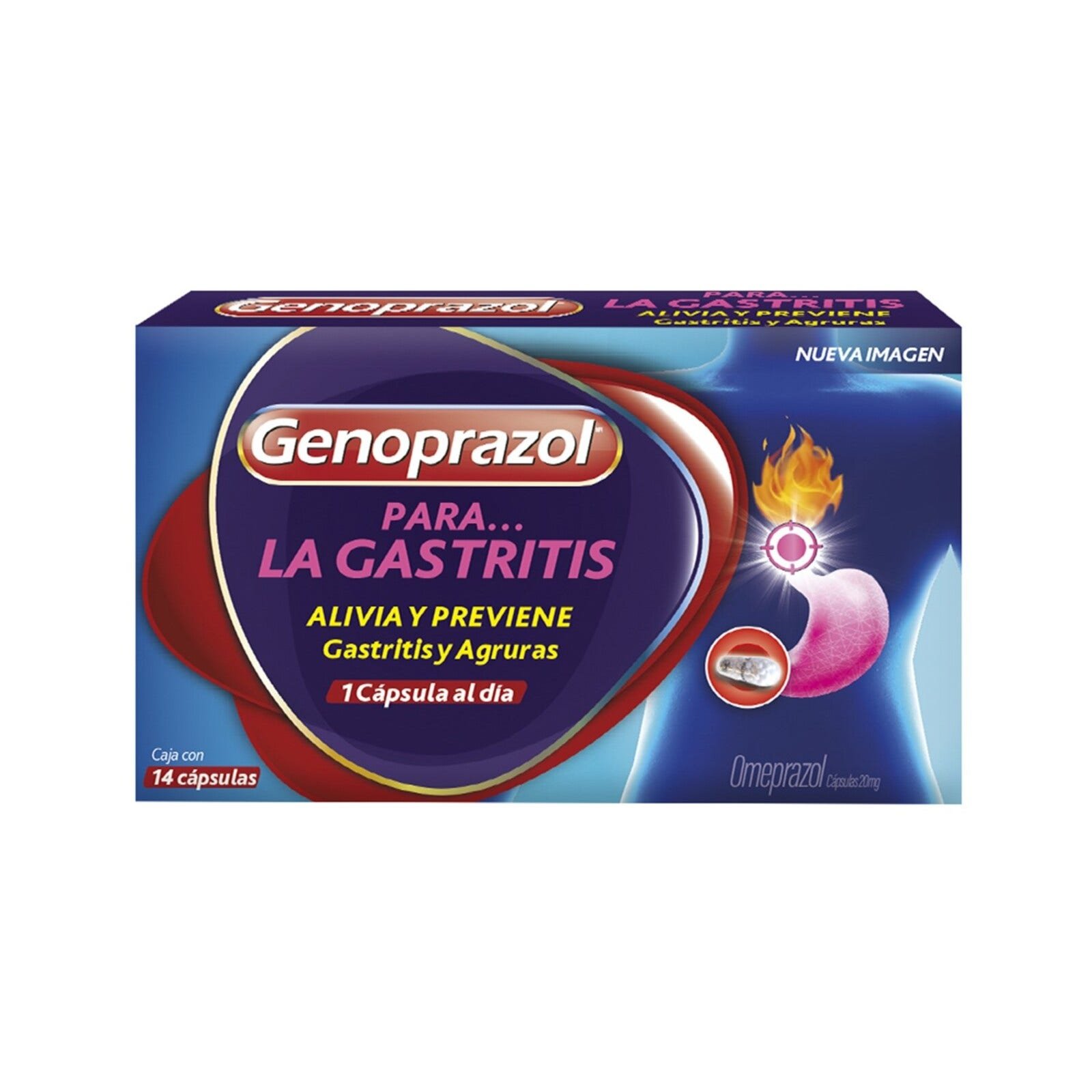 Genoprazol 14 Capsules | CMC Pharmacy Cabo Delivery in Cabo Genoprazol 14 Capsules