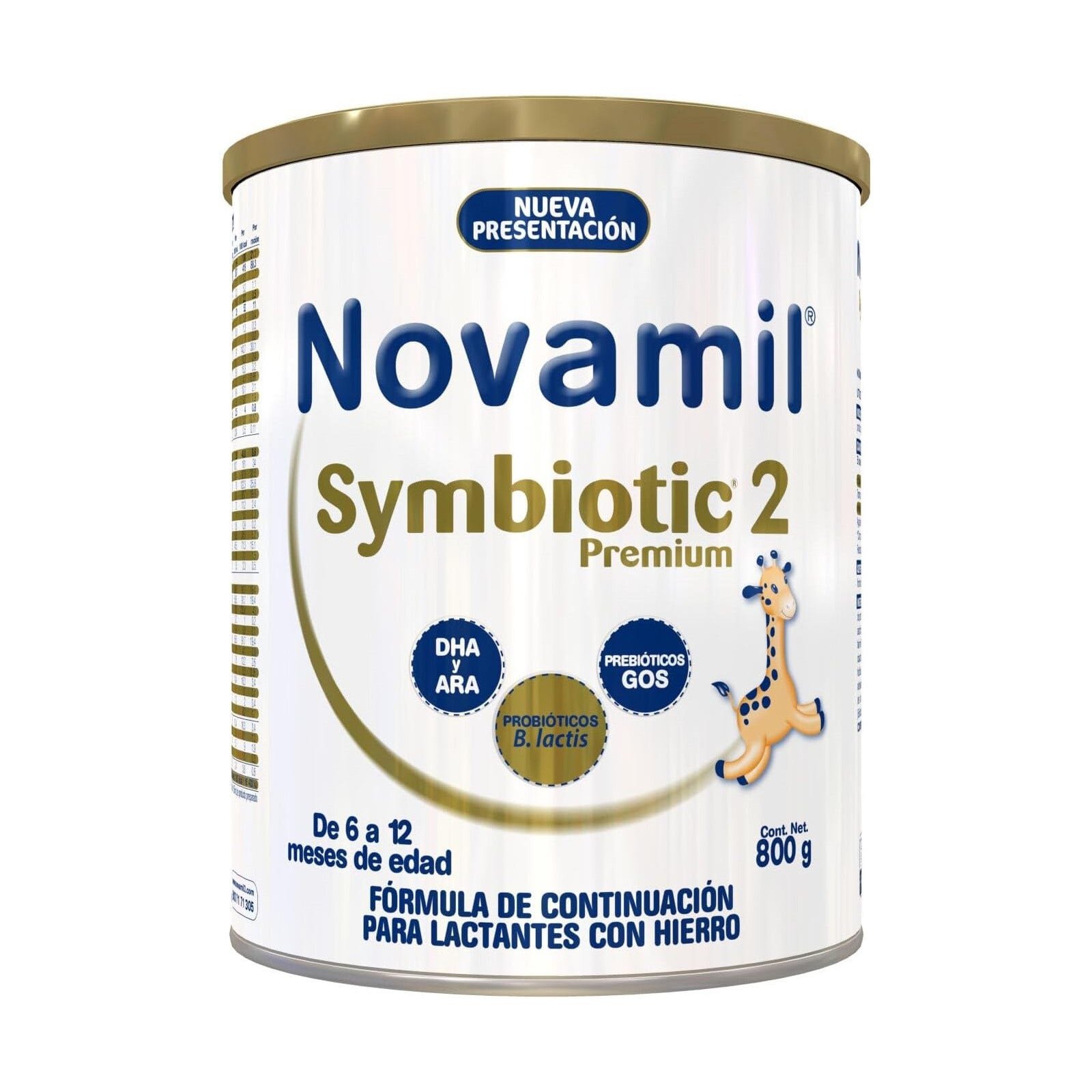 NOVAMIL Symbiotic Premium 2 Formula 800 g | CMC Pharmacy Cabo Delivery in Cabo NOVAMIL Symbiotic Premium 2 Formula 800 g