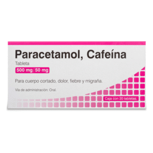 PARACETAMOL / CAFFEINE 500/50MG 20 TABLETS