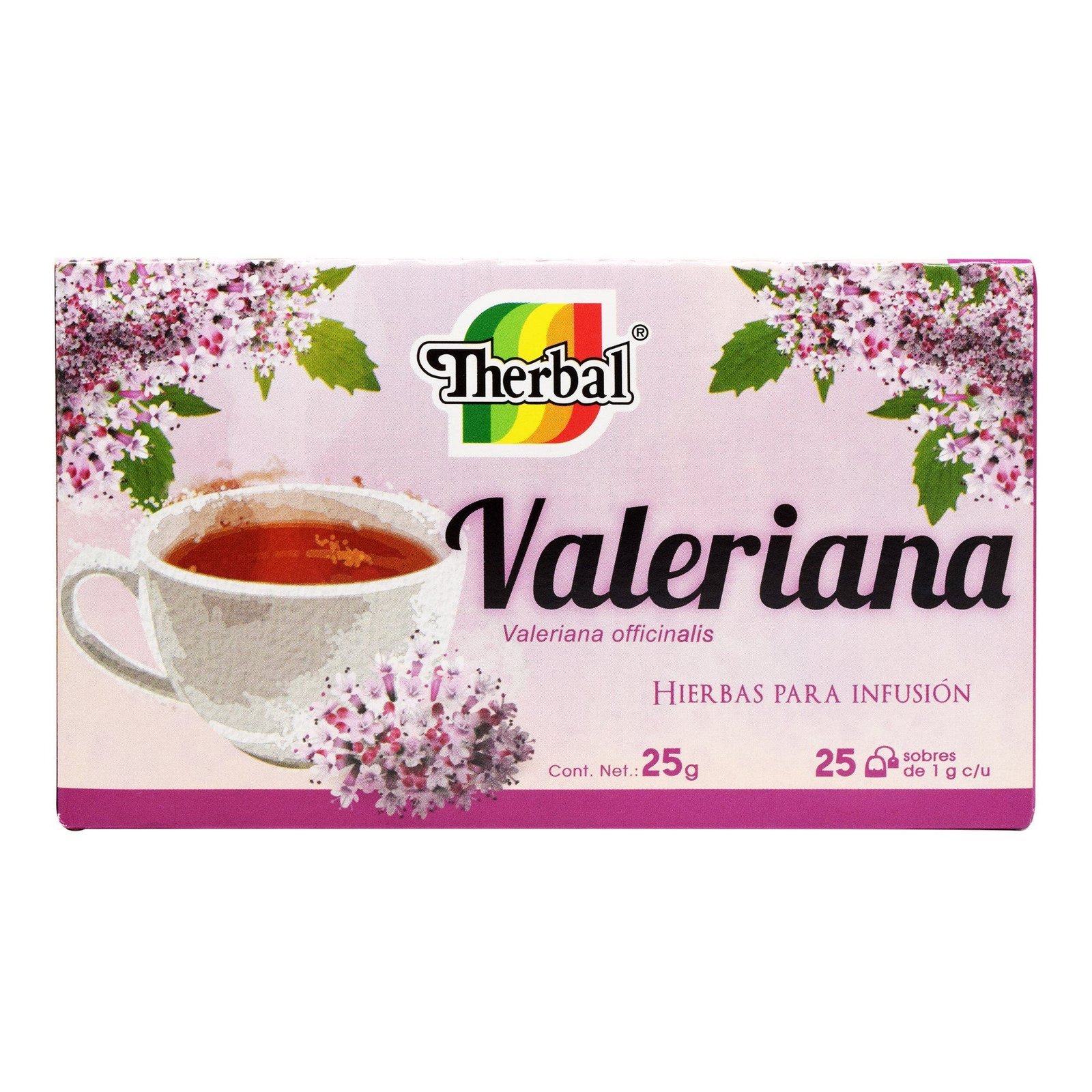 Therbal Tea Valeriana 25 Sachets | CMC Pharmacy Cabo Delivery in Cabo Therbal Tea Valeriana 25 Sachets