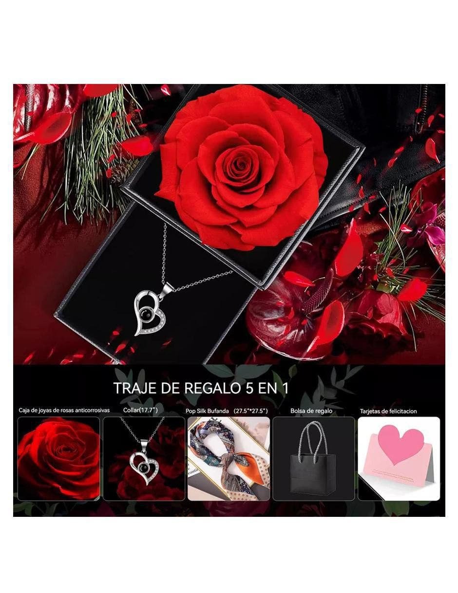 Collar Hanging Corazón with Pink Eterna & Box Regalo | CMC Pharmacy Cabo Delivery in Cabo Collar Hanging Corazón with Pink Eterna & Box Regalo