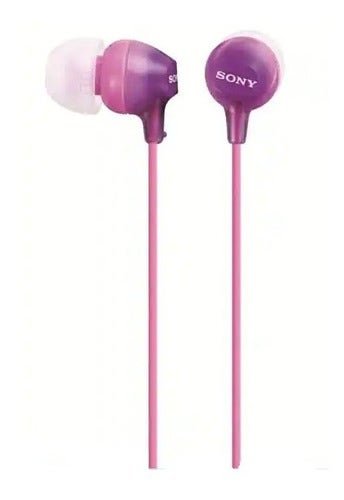 Headphones Intrauditivos Silicone Violetas Mdrex15lp/vio Sony Púrpura | CMC Pharmacy Cabo Delivery in Cabo Headphones Intrauditivos Silicone Violetas Mdrex15lp/vio Sony Púrpura