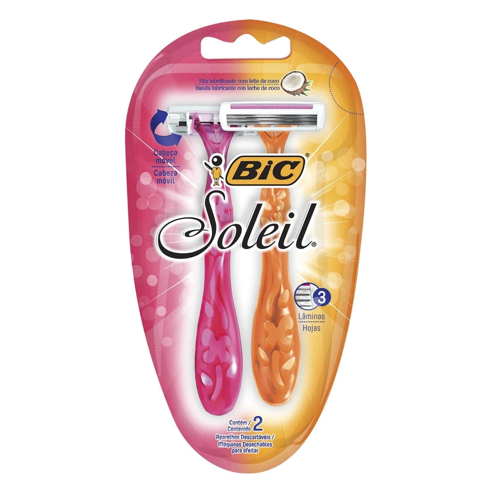 Bic Razor Soleil Pink Women 2 Pieces | CMC Pharmacy Cabo Delivery in Cabo Bic Razor Soleil Pink Women 2 Pieces