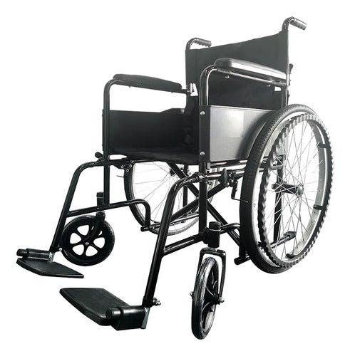 Wheelchair Foldable Value Aluminum S150b Handy Black | CMC Pharmacy Cabo Delivery in Cabo Wheelchair Foldable Value Aluminum S150b Handy Black